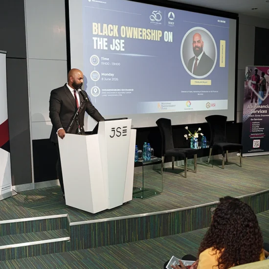 Duma Gqubule Launch of Report on JSE 11