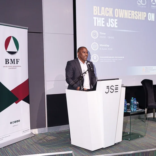 Duma Gqubule Launch of Report on JSE 12